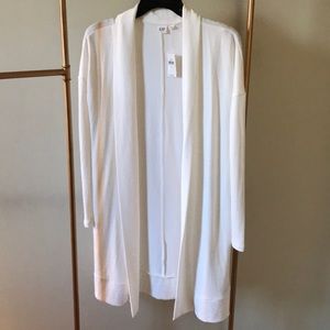 Gap long open cardigan NWT